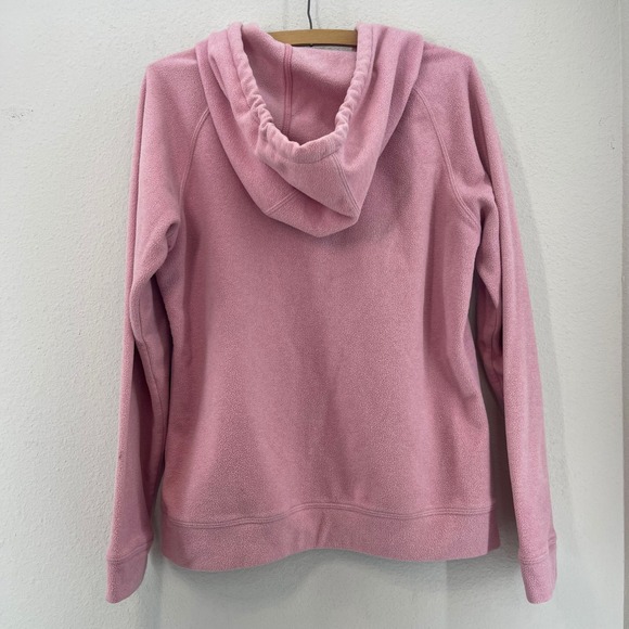 Carhartt Womens Fleece Full Zip Hoodie Pink Logo Script Size M Cozycore Lounge - Picture 6 of 6